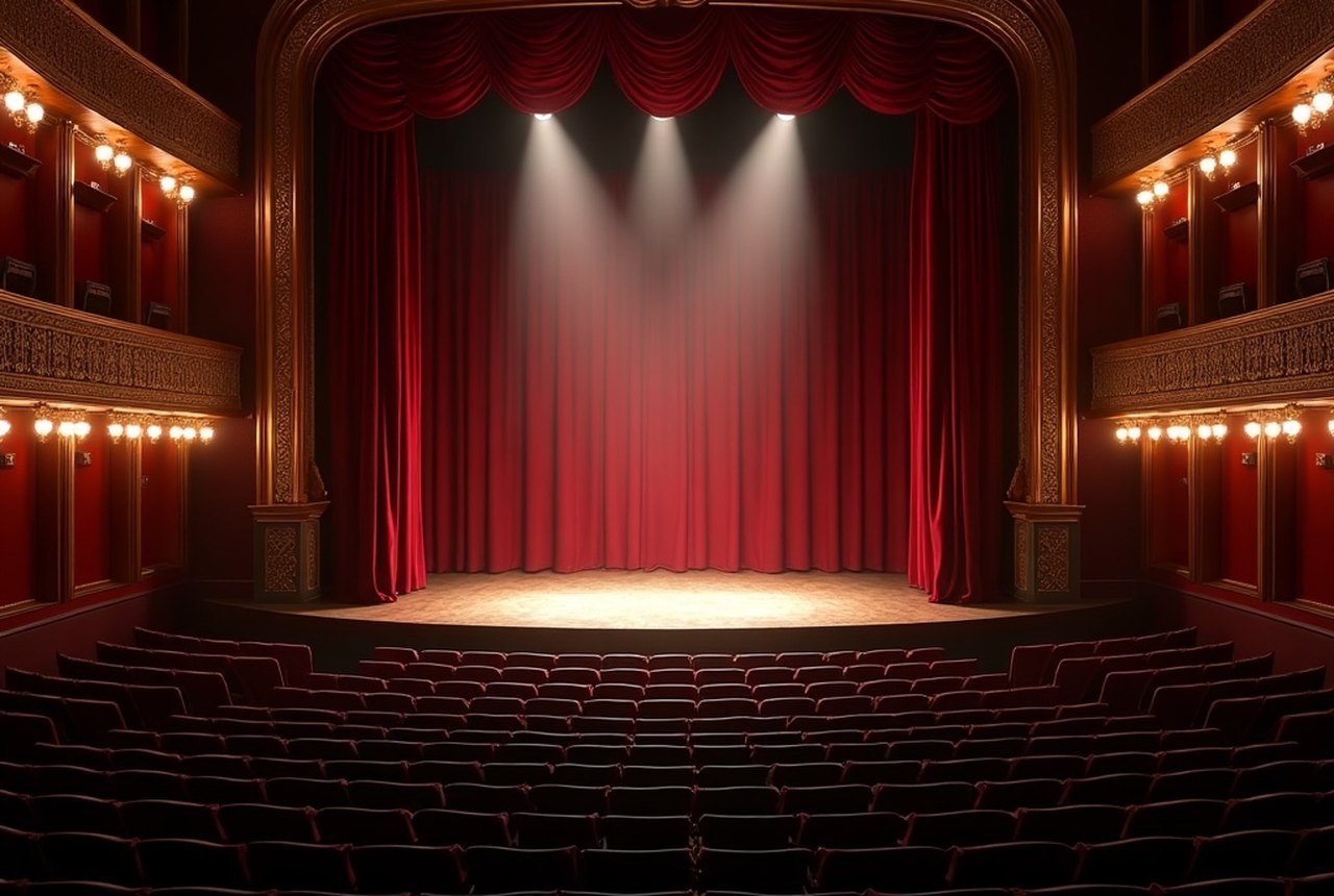 Interior balcony view of the Majestic Theatre