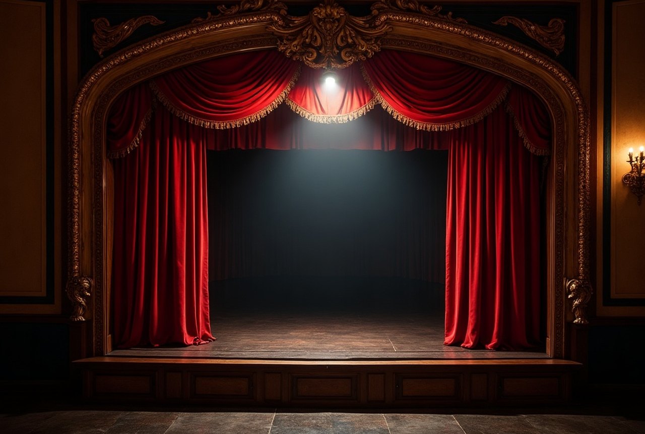 A box office window at an Off-Broadway house