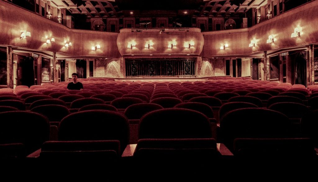 The vintage interiors of the Palace Theatre