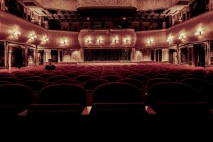 The vintage interiors of the Palace Theatre